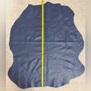 Navy blue Smooth Buttery Napa Leather Hide